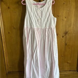 Pink and White Kids Dress